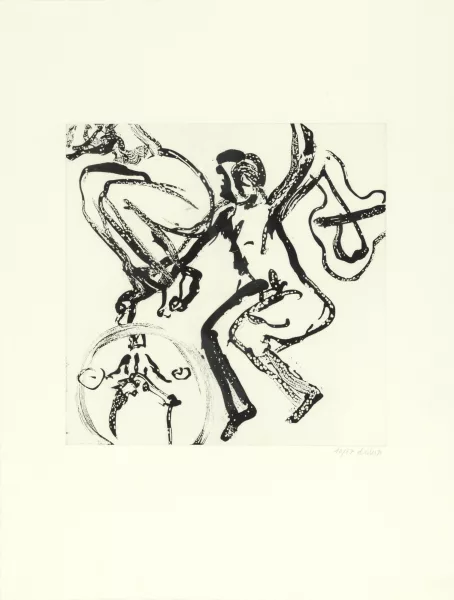 Martin Disler — Gioco Nero, 1990