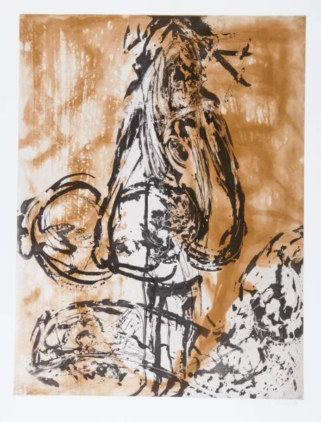 Martin Disler — 4 Blätter: Ohne Titel, 1990