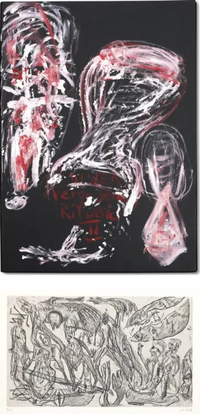 Martin Disler — Vergessene Rituale Teil 2, 1988