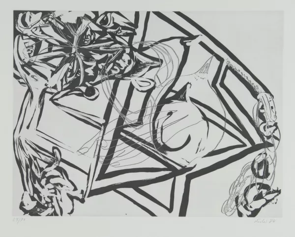 Martin Disler — Gravure H, 1984