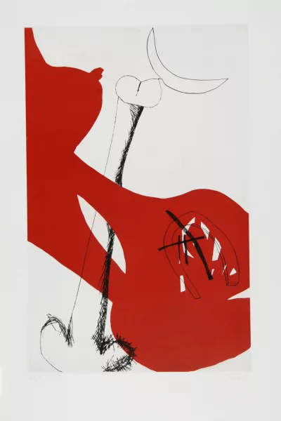 Martin Disler — Gravure D, 1982