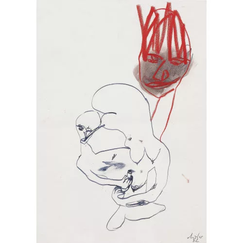 Martin Disler — Komposition mit Figuren.