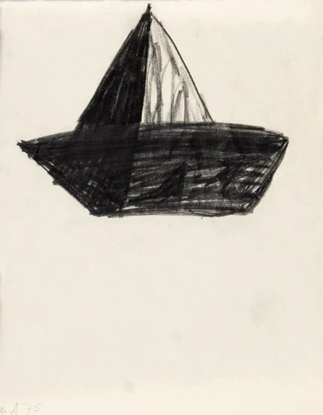 Martin Disler — Segelboot, 1975
