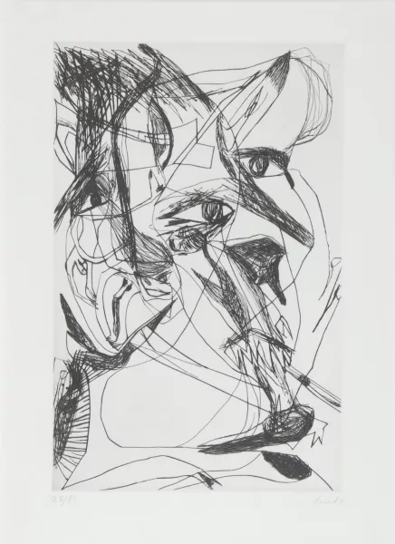 Martin Disler — Gravure N, 1984