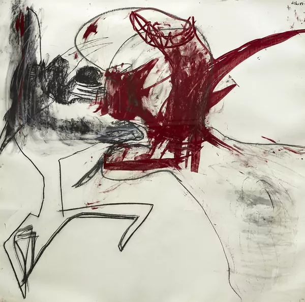 Figur mit Rot