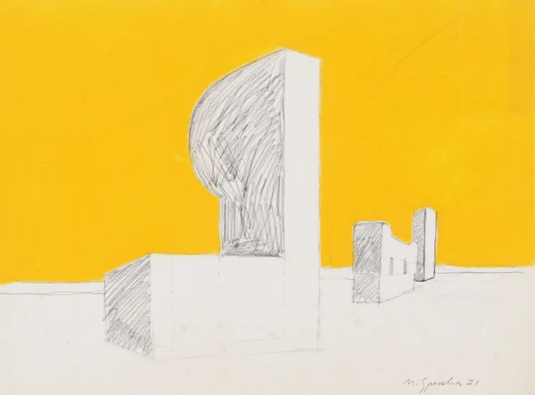 Matias Spescha — Ohne Titel (Objektskizze), 1971