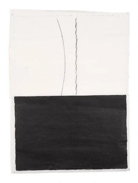 Matias Spescha — Entwurf für Lithografie, ca. 1989