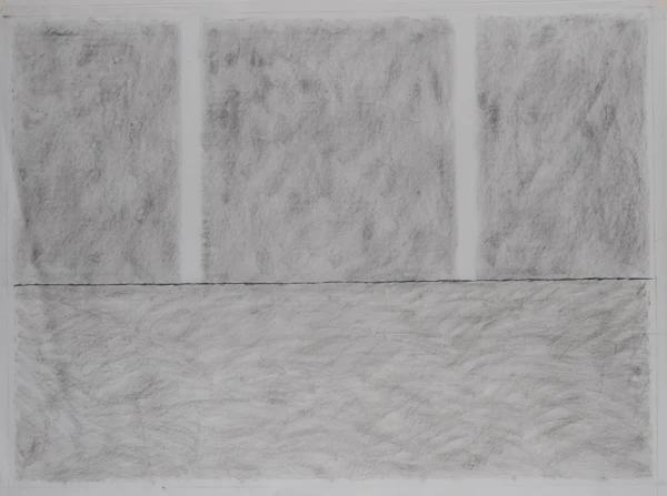 Matias Spescha — Entwurf für Lithografie, ca. 1989