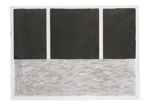 Matias Spescha — Entwurf für Lithografie, ca. 1989