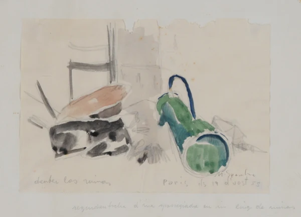 Matias Spescha — Stillleben, 1955