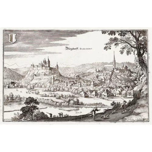 Matthäus Merian — "Burgdorff. Burgdorf.".
