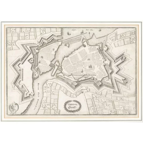 Matthäus Merian — "Geneve./Genff".