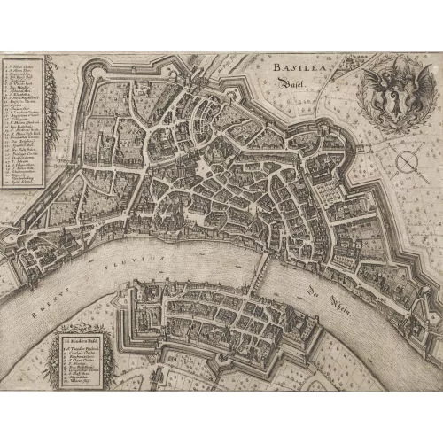 Matthäus Merian — "Basilea/Basel".
