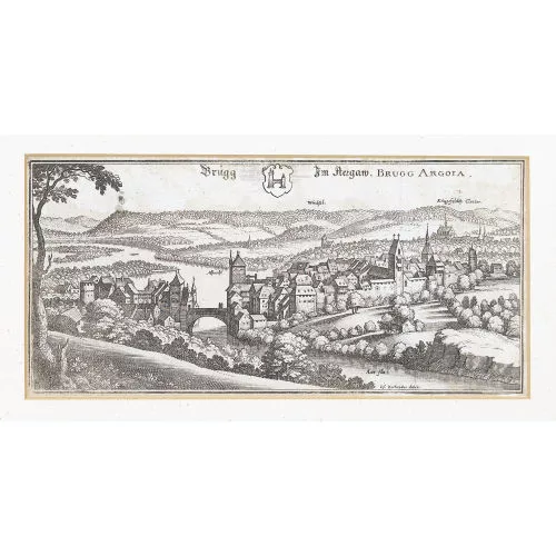 Matthäus Merian — "Brugg Im Aergaw. Brugg Argoia."