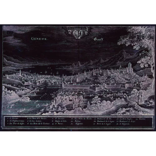 Matthäus Merian — "Geneue. Genff".