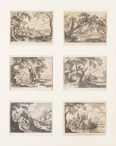 Matthäus Merian l’Ancien — Paysages arborisés