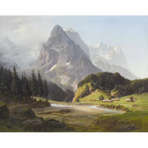 Matthias Neithardt — Rosenlaui mit Wetterhorn und Wellhorn.