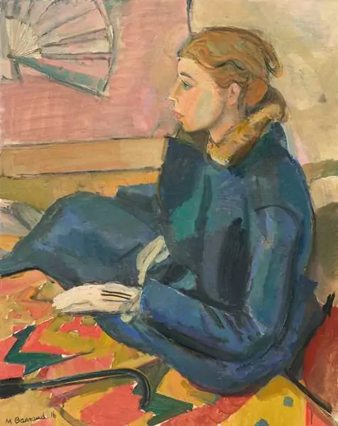 MAURICE BARRAUD — Femme au manteau bleu (La belle Héléne). 1916. — Koller Auktionen
