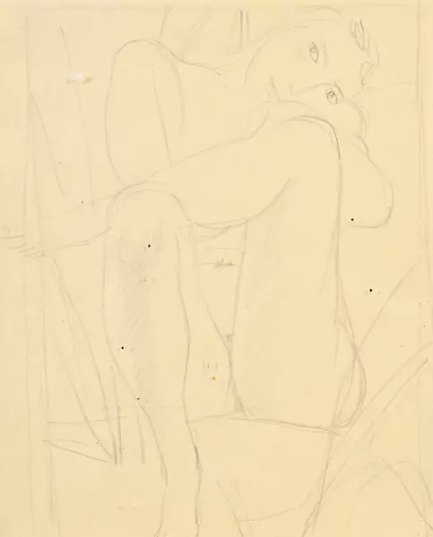 Jeune fille assise