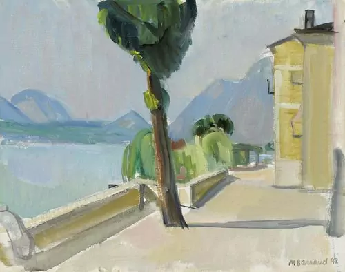 MAURICE BARRAUD — Le quai de Morcote. 1942 — Koller Auktionen