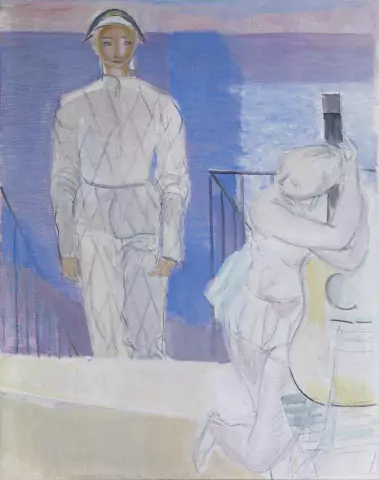 Arlequin et femme à la guitare