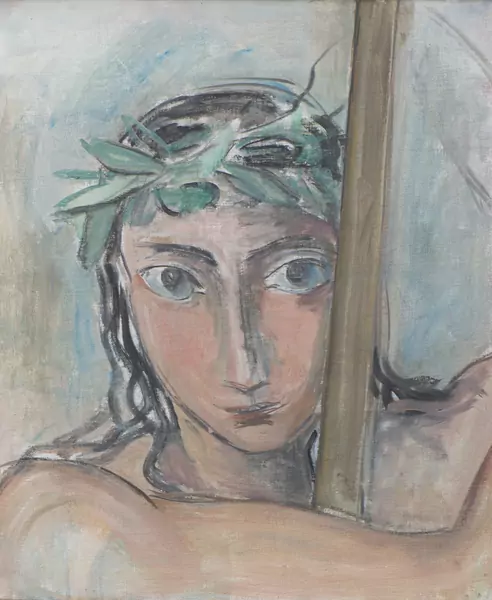 Maurice BARRAUD (1889-1954), 'Jeune homme aux lauriers', huile sur toile — DognyAuction