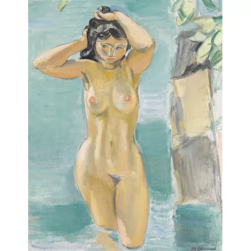 Maurice Barraud — "Baigneuse".
