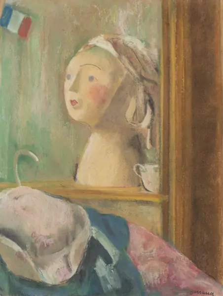 Maurice BARRAUD (1889-1954), "Femme masquée", pastel — DognyAuction