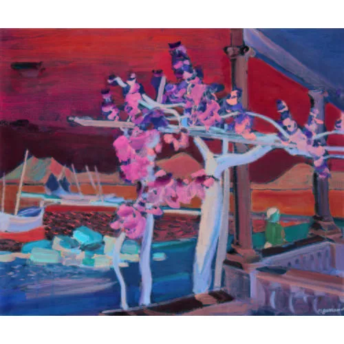 Maurice Barraud — Hafen von Pollença auf Mallorca.