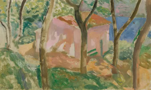 Maison rose, 1918