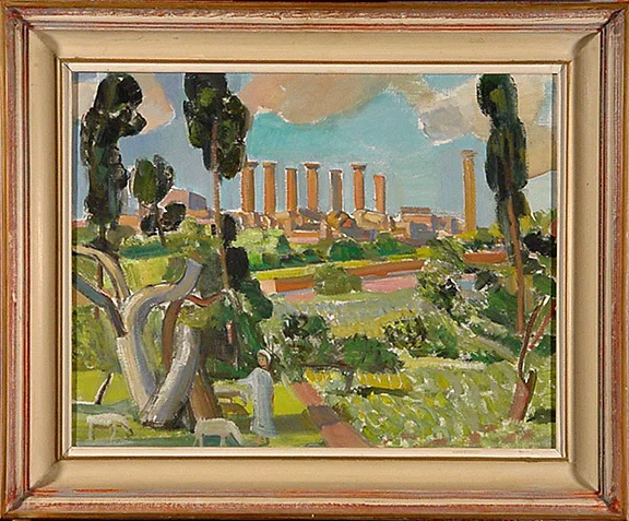 Maurice Barraud — Ruines du Temple d'Hercule Agrigento