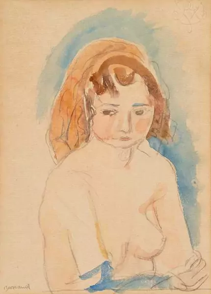 MAURICE BARRAUD — Weiblicher Halbakt. — Koller Auktionen