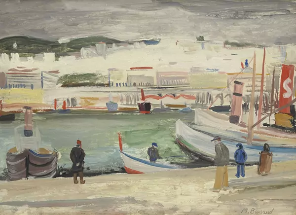 Scène de port