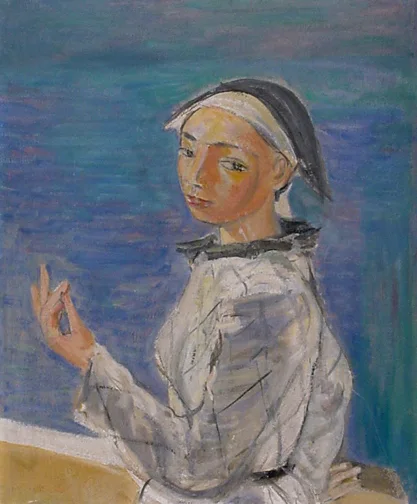 Maurice Barraud — Studie zu: "Isabelle en arlequin", um 1952