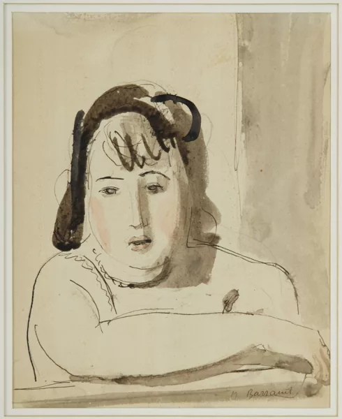 Maurice Barraud — Maurice Barraud (1889-1954), \\Portrait de femme\\,