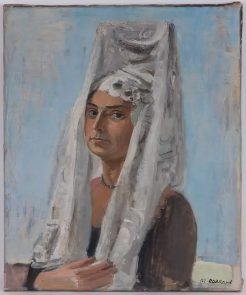 Espagnole à la coiffe