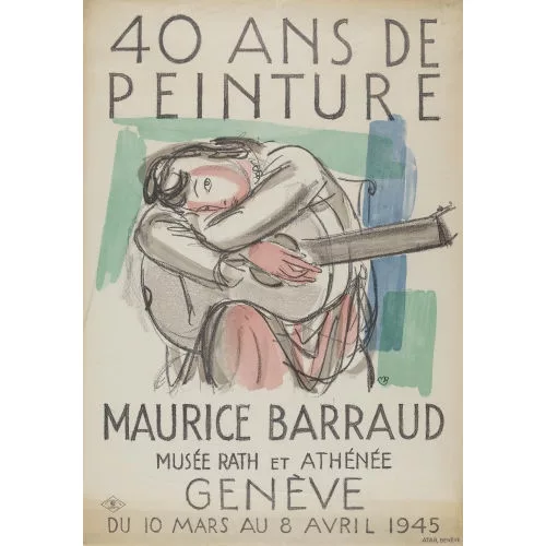 Maurice Barraud — "40 ans de peinture 1945".