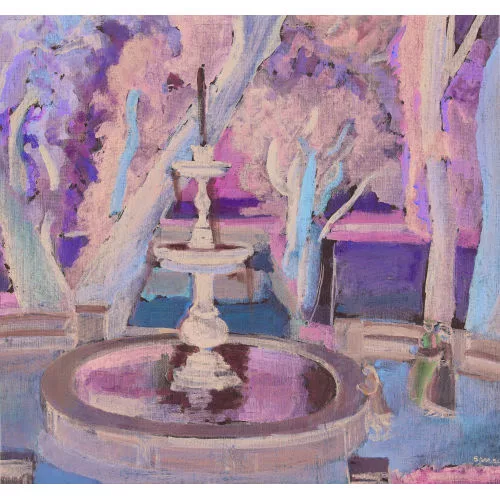 Maurice Barraud — "La fontaine".