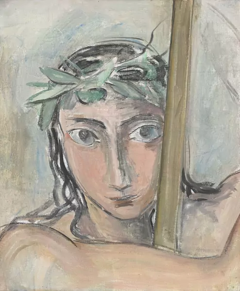 Jeune homme aux lauriers