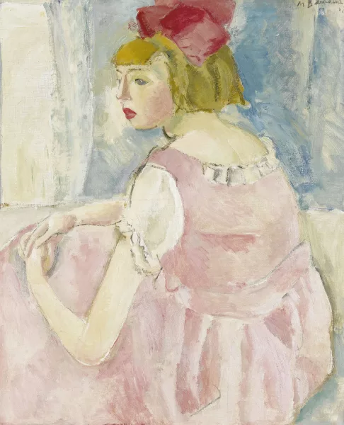 Maurice Barraud — La robe rouge.
