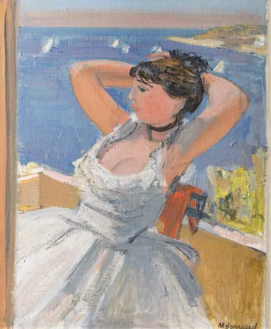 La Belle sur le balcon