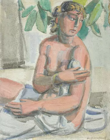 Femme sous feuillage, 1933