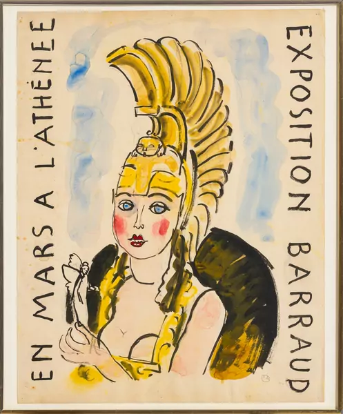 Projet d'affiche pour le Musée de l'Athénée