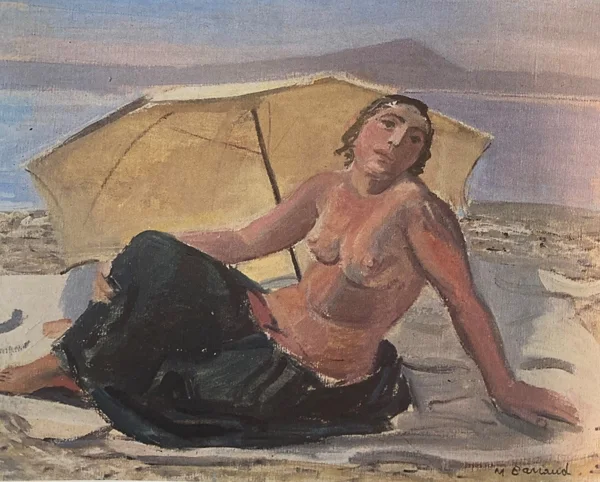 Maurice Barraud — Femme sous l'ombrelle