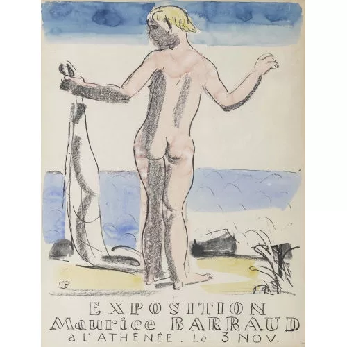 Maurice Barraud — "Affiche pour l′Exposition Maurice Barraud".