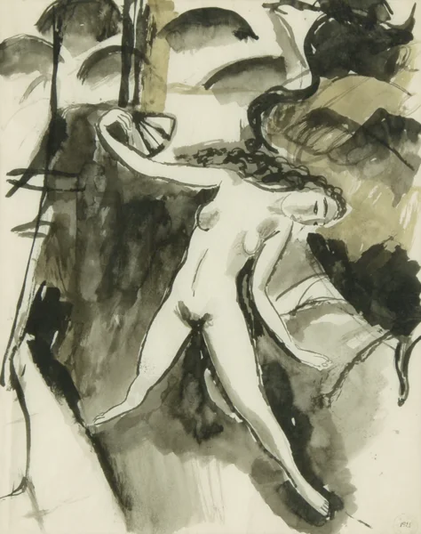 Maurice Barraud — Femme nue allongée