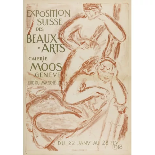 Maurice Barraud — "Exposition Suisse des Beaux-Arts Galerie Moos 1918".