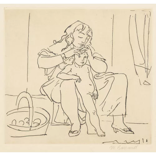 Maurice Barraud — La Chercheuse de Poux.