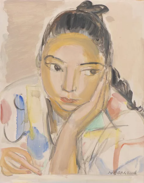 Maurice Barraud — Maurice BARRAUD (1889-1954) "Portrait de Mouche"