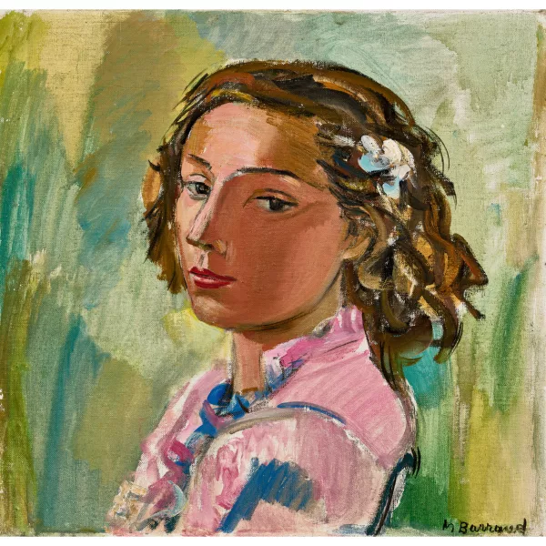 Maurice Barraud — Portait d'une dame.